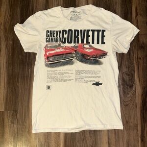 Chevy Camaro Corvette White T-Shirt